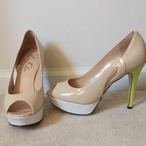 Marc Fisher peep toe heels